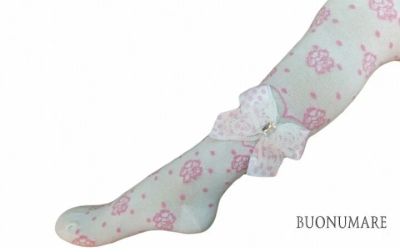 Лот: 8573253. Фото: 1. Детские колготки Buonumare с бантиком. Носки, колготки