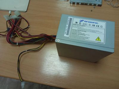 Лот: 24912436. Фото: 1. Блок питания компьютера FSP ATX-300PAF... Корпуса, блоки питания
