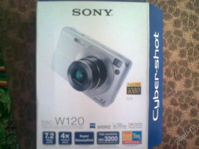 Лот: 1171227. Фото: 1. Sony DSC-w120 Cyber-shot (кабель... Цифровые компактные