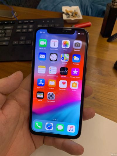Лот: 14334814. Фото: 1. Iphone X 256gb silver Айфон Х... Смартфоны