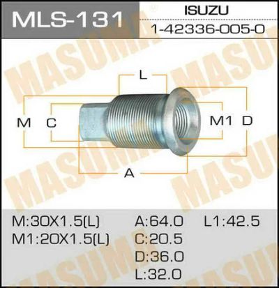 Лот: 18620332. Фото: 1. Футорка для грузовика masuma oem1-42336-005-0... Ходовая, подвеска, рулевое управление