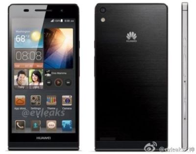 Лот: 3349719. Фото: 1. Huawei Ascend P6 (Чёрный) Новый... Смартфоны