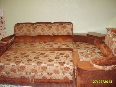 Лот: 3009882. Фото: 1. Мягкий уголок-диван. Кресла, пуфы