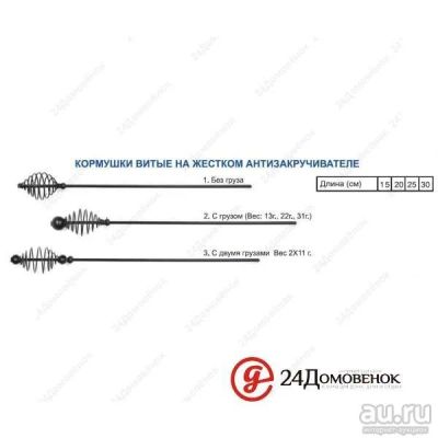 Лот: 12782931. Фото: 1. Кормушка Витая с антизакруч. прям... Другое (рыбалка)