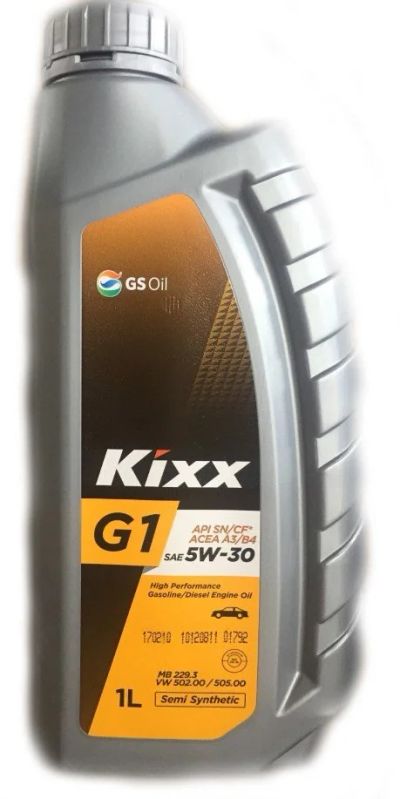 Лот: 16084841. Фото: 1. Масло KIXX G1 A3/B4 5W30 1л. Масла, жидкости