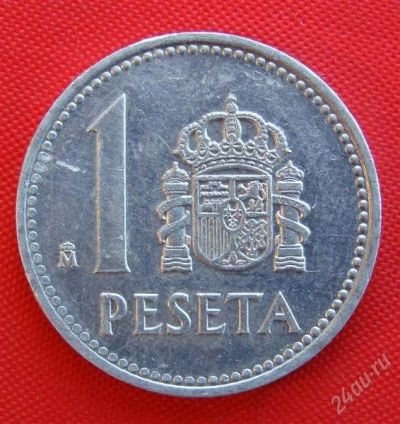 Лот: 1589096. Фото: 1. (№744-4/LF) 1 песета 1985 (Испания... Европа