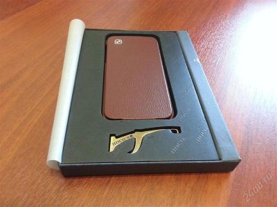 Лот: 2252971. Фото: 1. Чехол Hoco Leather Case для iPhone... Чехлы, бамперы