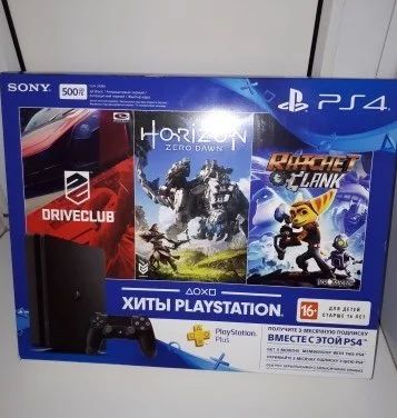 Лот: 11091610. Фото: 1. PlayStation 4 slim 500gb + 2 геймпада... Консоли