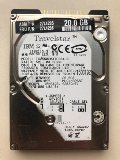 Лот: 18881711. Фото: 1. Неисправный жёсткие диски IDE... Жёсткие диски (HDD)