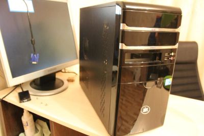 Лот: 10888821. Фото: 1. Корпус черный 1 [ Micro-ATX, 2x... Корпуса, блоки питания