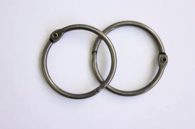 Лот: 3548606. Фото: 1. Кольца для альбома 2 шт Серебро... Скрапбукинг