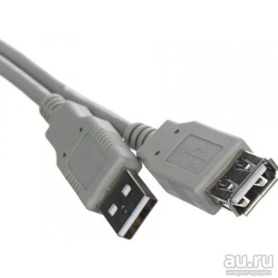 Лот: 18572790. Фото: 1. Кабель USB 2.0 AM/AF 1.8м VCOM... Шлейфы, кабели, переходники