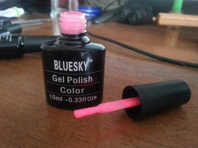 Лот: 5078974. Фото: 1. Шеллак "Bluesky" неоновый. Лак для ногтей