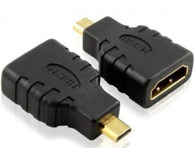 Лот: 25010550. Фото: 1. Переходник HDMI_(F)-microHDMI... Шлейфы, кабели, переходники