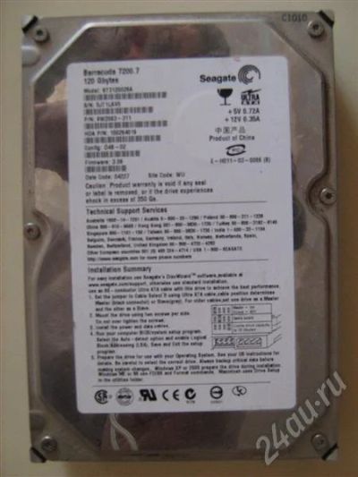 Лот: 688004. Фото: 1. IDE Seagate Barracuda 7200. Жёсткие диски (HDD)