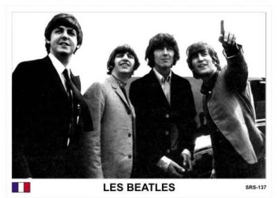 Лот: 10663957. Фото: 1. Beatles коллекционная карточка... Открытки, конверты
