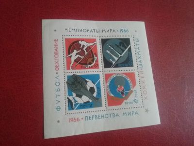 Лот: 16416225. Фото: 1. 1966 г, Спортивные чемпионаты... Марки