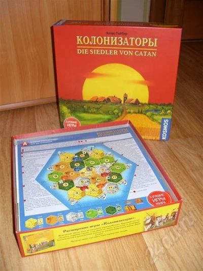 Лот: 223332. Фото: 1. Настольная игра "Колонизаторы". Другое (ручная работа)