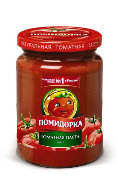 Лот: 23425733. Фото: 1. Томатная паста "Помидорка" 270гр... Приправы, специи