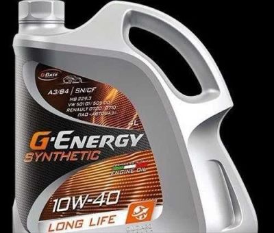 Лот: 16754378. Фото: 1. G-Energy Synthetic Long life 10w40... Масла, жидкости