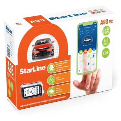 Лот: 15958122. Фото: 1. StarLine A93 v2 2CAN+2LIN GSM... Автомобильные сигнализации