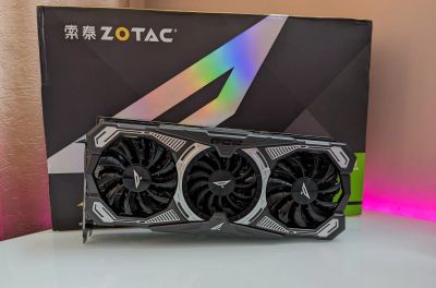 Лот: 21175854. Фото: 1. Видеокарта ZOTAC RTX 3060 Ti 8GB... Видеокарты