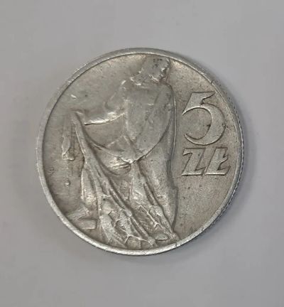 Лот: 19604911. Фото: 1. Монета Польша 5 злотых 1959г. Европа