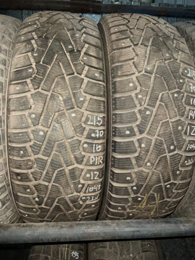 Лот: 25019925. Фото: 1. (2шт)215-70-16 PIrelli Ice Zero. Шины