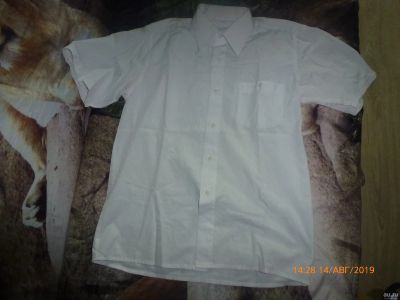 Лот: 14369310. Фото: 1. Рубашка белая. Рубашки, блузки, водолазки