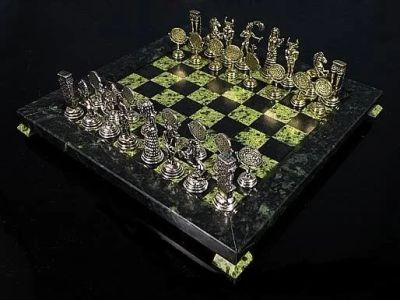 Лот: 12074703. Фото: 1. Шахматы. Доска из натурального... Шахматы, шашки, нарды
