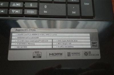 Лот: 12652054. Фото: 1. Ноутбук Acer Aspire E1-772G запчасти... Материнские платы