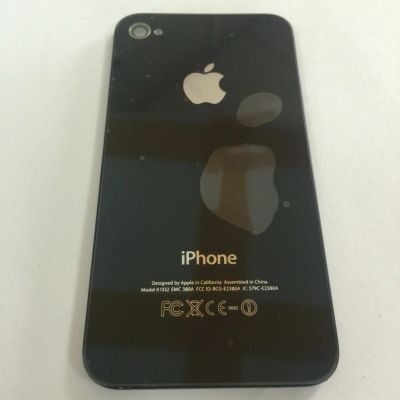 Лот: 7861334. Фото: 1. Задняя крышка iPhone 4S черная... Корпуса, клавиатуры, кнопки