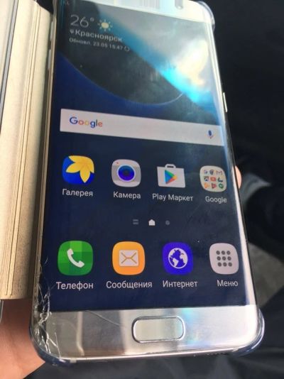 Лот: 9766652. Фото: 1. samsung galaxy s7 adge. Смартфоны