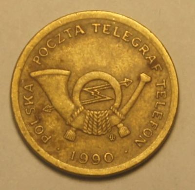 Лот: 3784805. Фото: 1. Польша.Телефонный жетон.1990 г... Другое (значки, медали, жетоны)