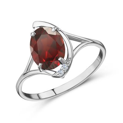 Лот: 23885063. Фото: 1. Серебряное кольцо с фианитами. Кольца, перстни