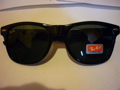 Лот: 978416. Фото: 1. Ray Ban WAYFARER + футляр черные. Очки солнцезащитные