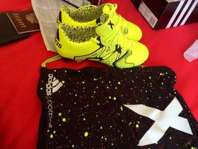 Лот: 5883924. Фото: 1. Бутсы Adidas X ( кожа кенгуру... Кеды, кроссовки, слипоны