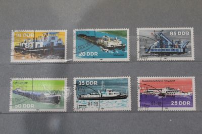 Лот: 24962493. Фото: 1. Марки ГДР 1981 года. Корабли... Марки