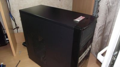 Лот: 7169439. Фото: 1. хороший корпус с блоком и dvd... Корпуса, блоки питания