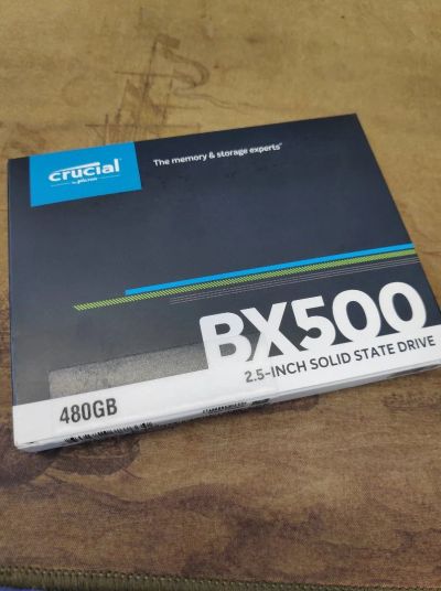 Лот: 17547992. Фото: 1. SSD 2.5" 480Gb Crucial BX500 CT480BX500SSD1... SSD-накопители