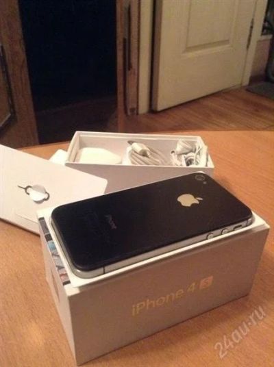 Лот: 2494058. Фото: 1. Продам iphone 4s 16gb Чёрный... Смартфоны