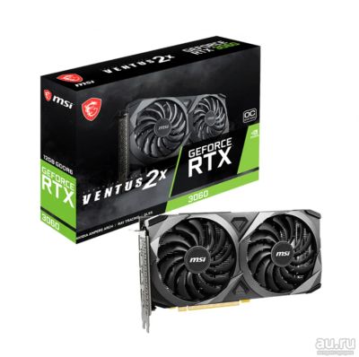 Лот: 17966882. Фото: 1. geforce RTX 3060ti ventus 2x 12g... Видеокарты