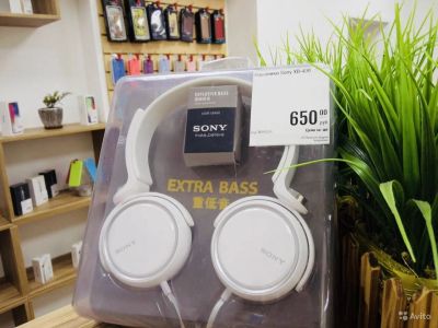 Лот: 12322630. Фото: 1. Наушники Sony Extra Bass. Наушники, гарнитуры