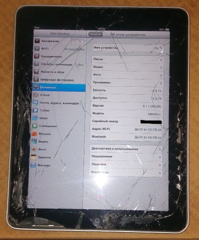 Лот: 13745648. Фото: 1. Планшет Apple iPad A1219 16Gb... Запчасти для планшетов