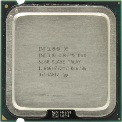 Лот: 17554356. Фото: 1. Процессор Intel Core 2 Duo E6300. Процессоры
