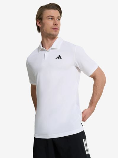 Лот: 25026509. Фото: 1. Поло мужское adidas Club, Белый. Другое (спортивная одежда)