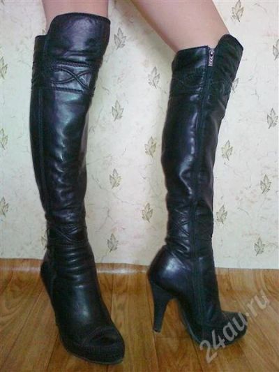 Лот: 453176. Фото: 1. Зимние сапоги из нат. кожи классические. Сапоги