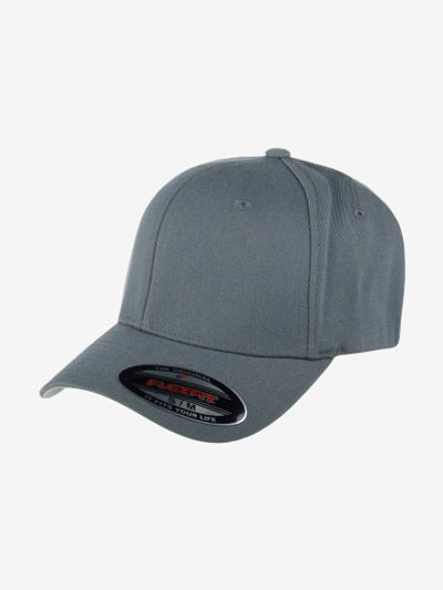 Лот: 22448366. Фото: 1. Бейсболка FLEXFIT 6477 (серый... Другое (спортивная одежда)