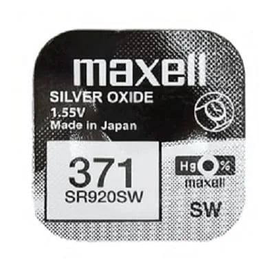 Лот: 22979598. Фото: 1. Эл/пит SR-920sw (371) Maxell 11856. Батарейки, аккумуляторы, элементы питания