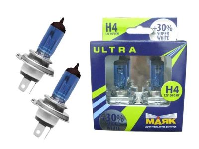 Лот: 10497612. Фото: 1. Автолампа H4 12V 60/55W (Р43t... Оптика и освещение